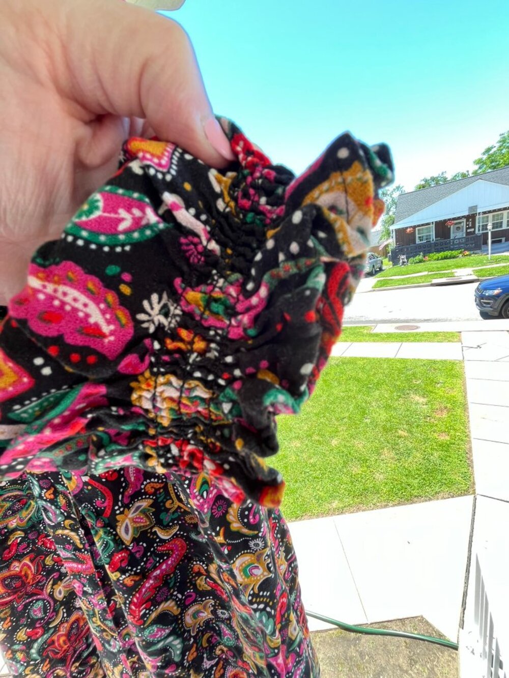 Croft & Barrow Women's Plus Black Floral Paisley Dress 4x - Picture 3 of 7